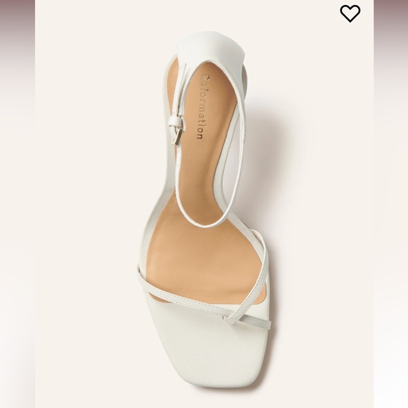 Reformation Gigi Strappy Mid Heel Sandal size 9 - Picture 4 of 12